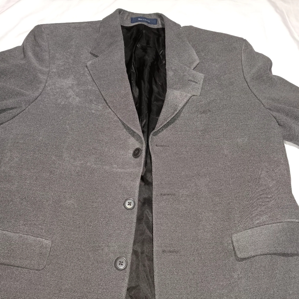 Mens Kasper Macys Virgin Wool Made in Canada Sport Coat Blazer Jacket Vintage42R